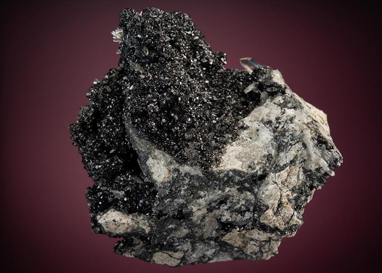 CASSITERITE with QUARTZ