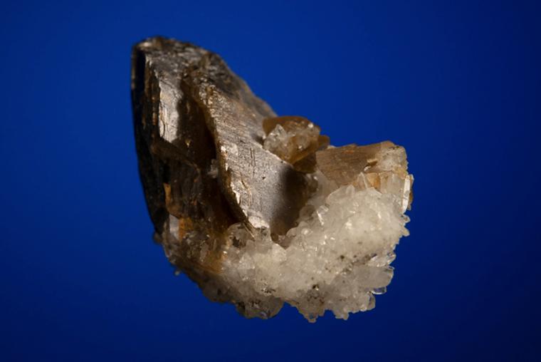 SIDERITE on QUARTZ