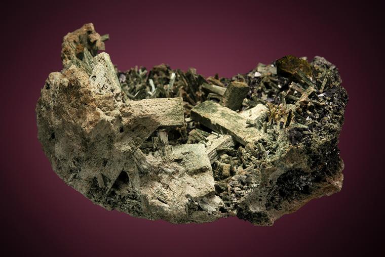 ACTINOLITE after DIOPSIDE 