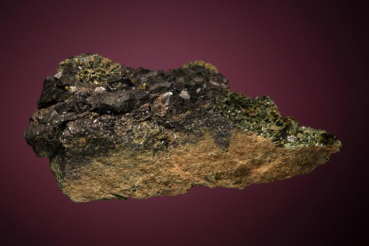 MAGNETITE with DIOPSIDE