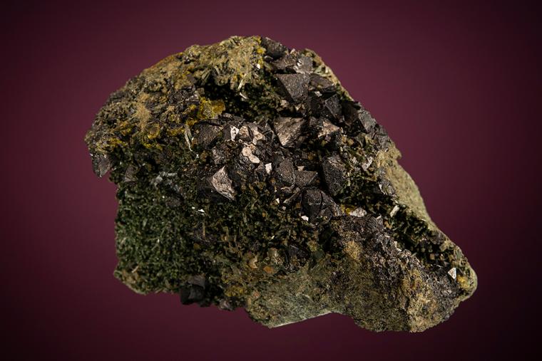 MAGNETITE with DIOPSIDE