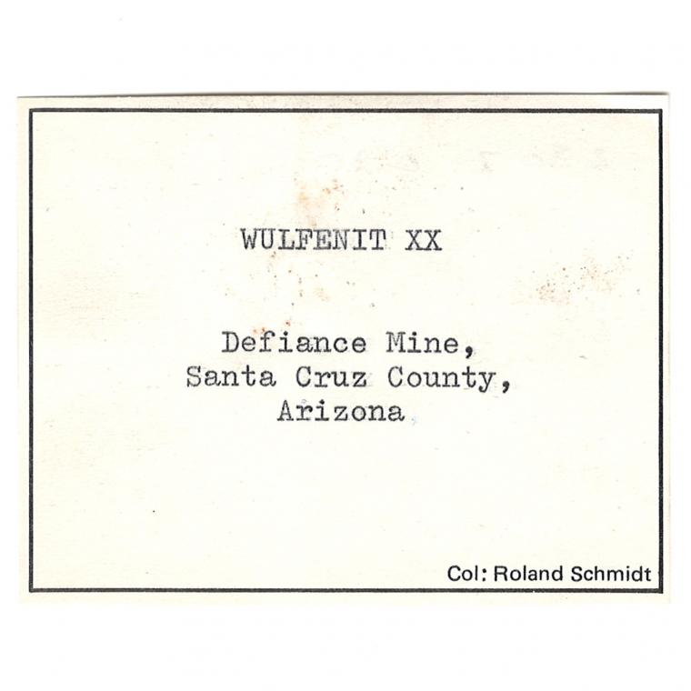WULFENITE