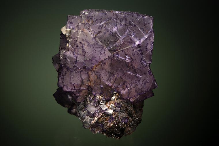 FLUORITE with GALENA