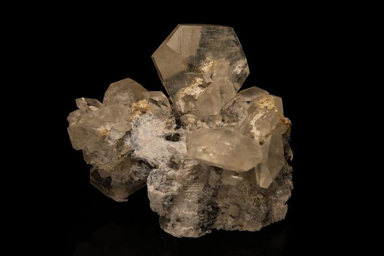 CALCITE on PALYGORSKITE