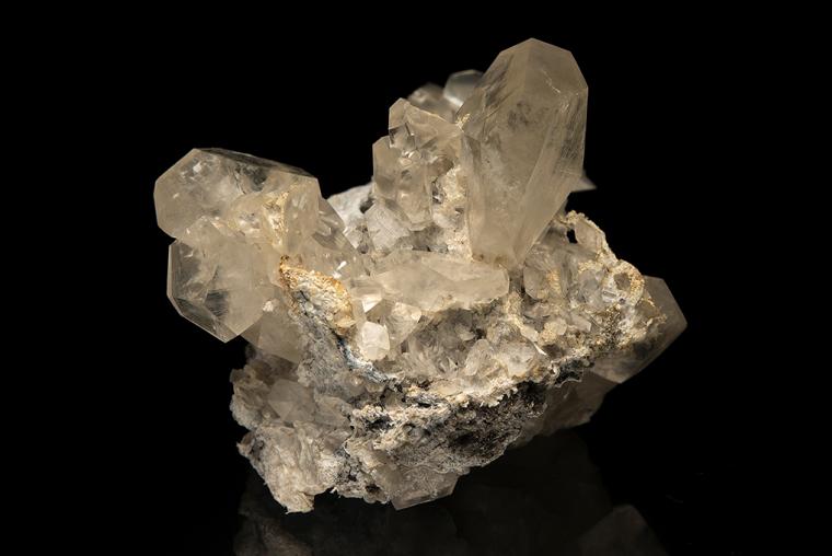 CALCITE on PALYGORSKITE