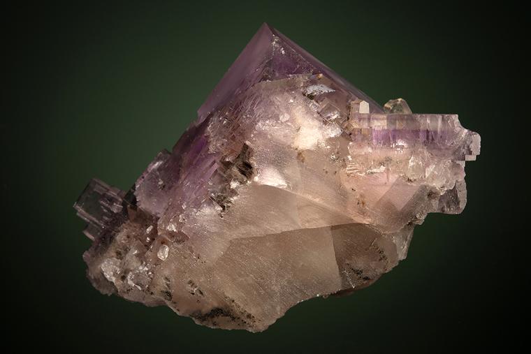 FLUORITE with CALCITE