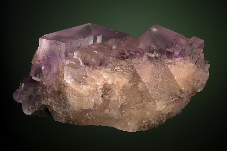FLUORITE with CALCITE