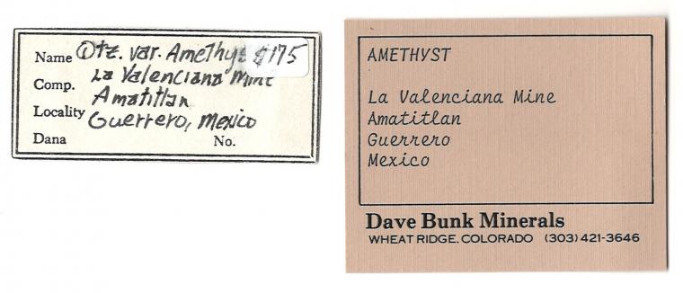 QUARTZ var. Amethyst