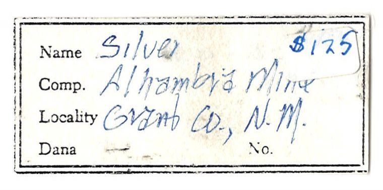 NICKELSKUTTERUDITE on SILVER