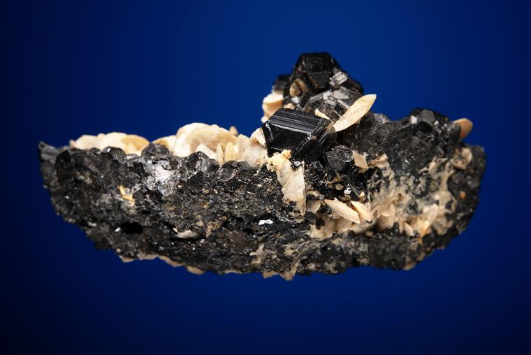 SIDERITE ON SPHALERITE
