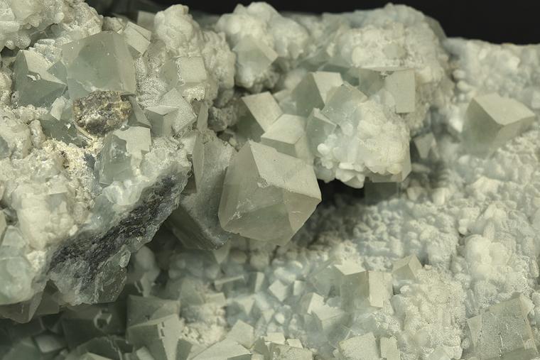 FLUORITE on QUARTZ
