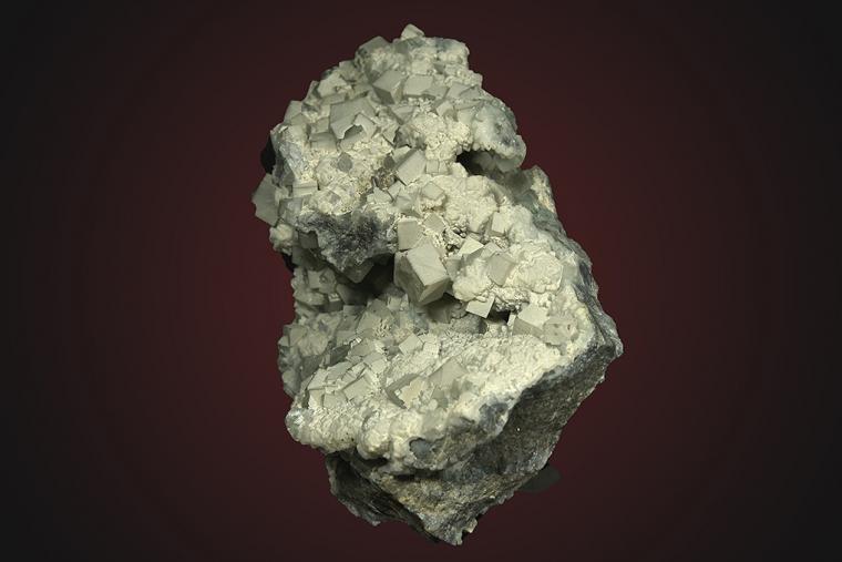 FLUORITE on QUARTZ