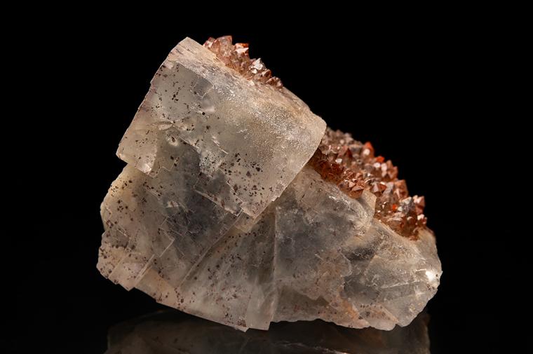 FLUORITE with QUARTZ