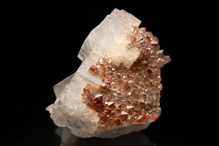 FLUORITE with QUARTZ