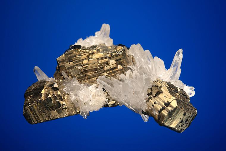 PYRITE with QUARTZ