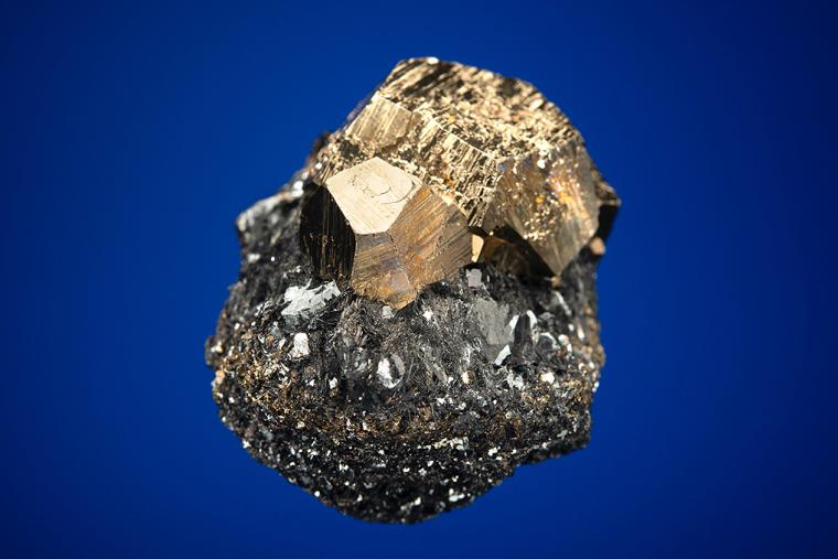 PYRITE on HEMATITE
