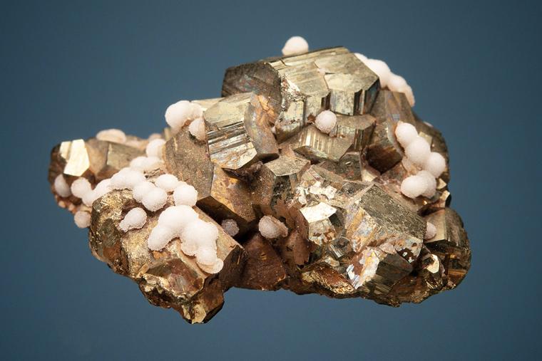 PYRITE with TOBERMORITE