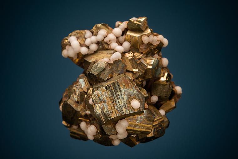 PYRITE with TOBERMORITE