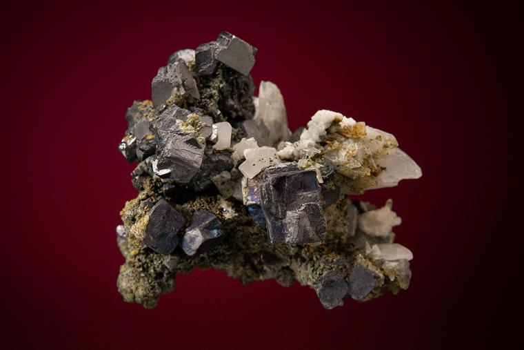 GALENA with CALCITE