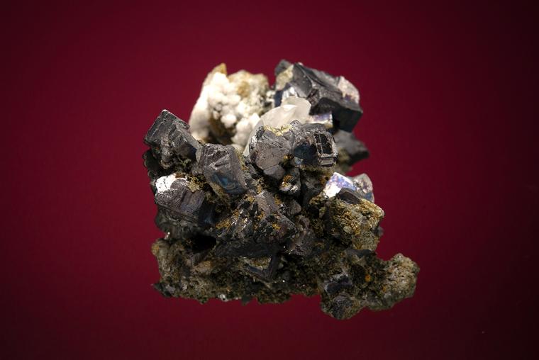 GALENA with CALCITE