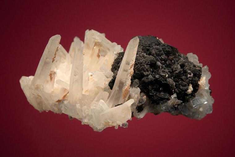 SPHALERITE on QUARTZ