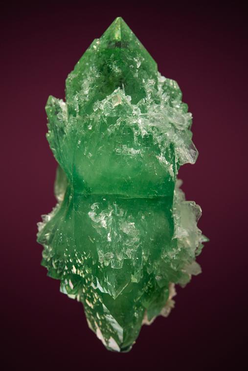 FLUORAPOPHYLLITE-(K) with STILBITE