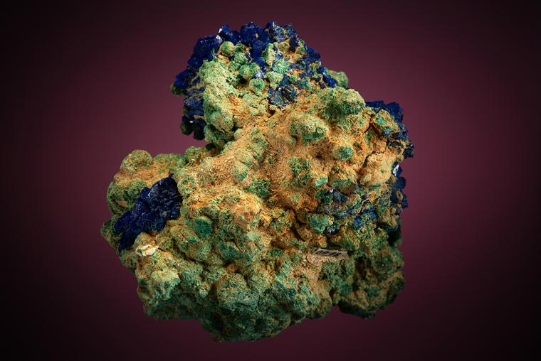 AZURITE on MALACHITE