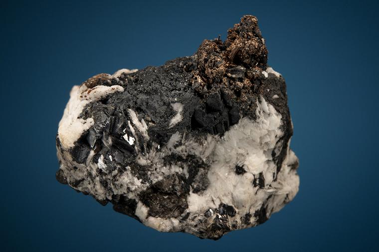 SILVER with PEARCEITE and ACANTHITE on BARITE