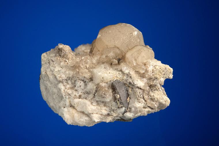 CALCITE on MICROCLINE