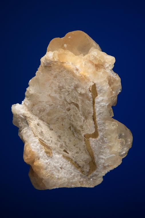 CALCITE with LAUMONTITE