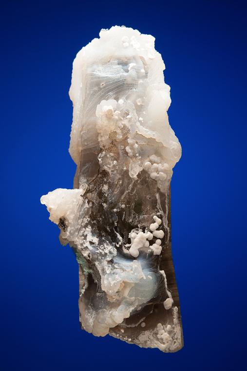 QUARTZ var. Smoky with Chalcedony