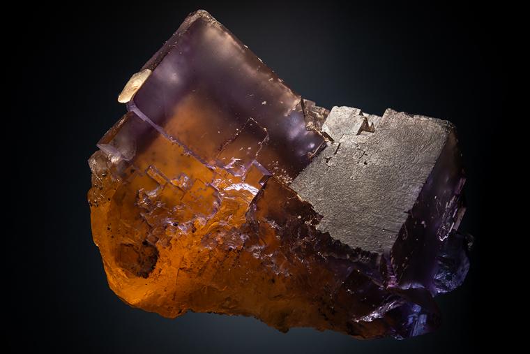FLUORITE with CALCITE