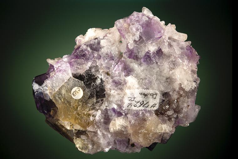 CALCITE on FLUORITE