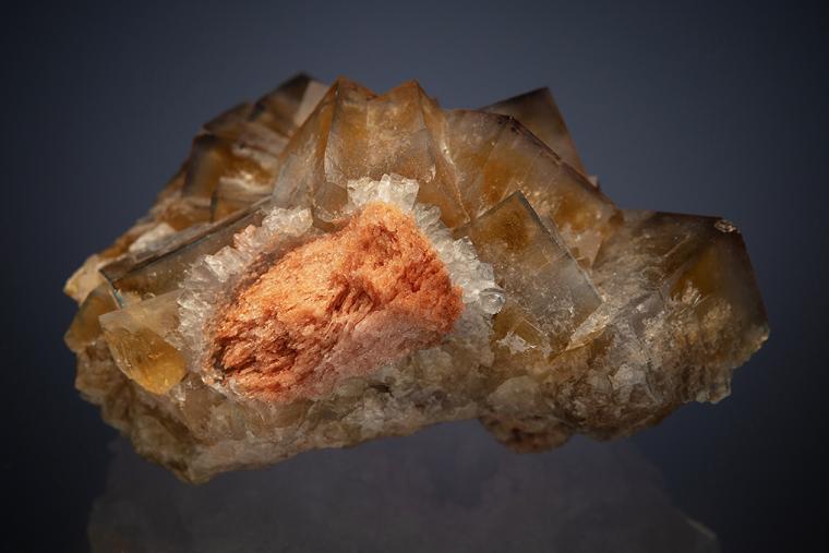 FLUORITE on BARITE