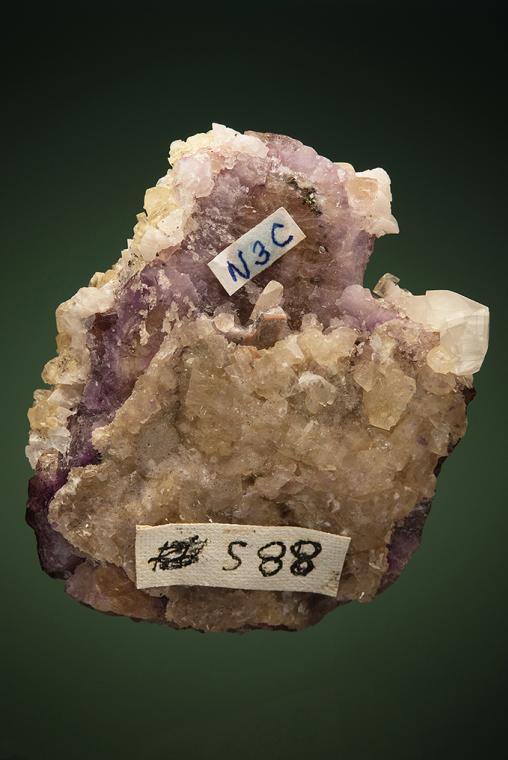 FLUORITE with DOLOMITE and CALCITE