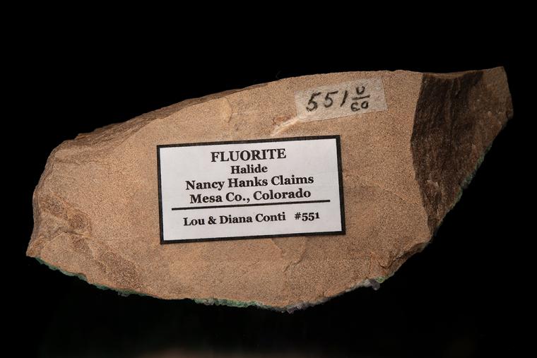 QUARTZ var. Amethyst on FLUORITE