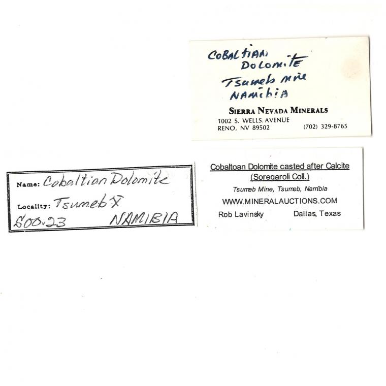 DOLOMITE after CALCITE