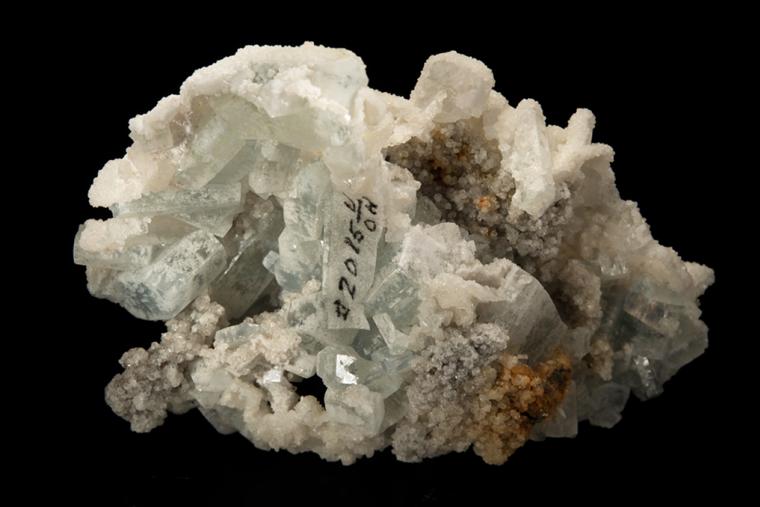 STRONTIANITE on CELESTINE