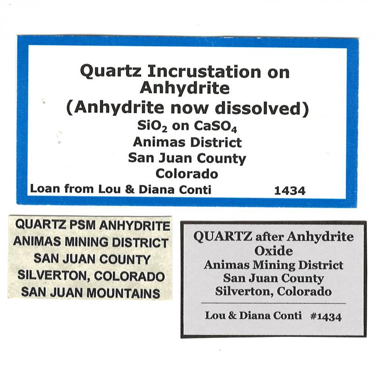 QUARTZ after ANHYDRITE