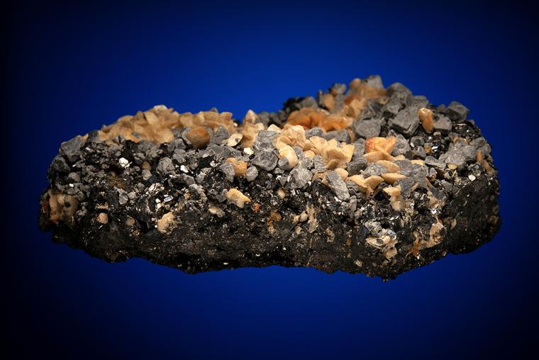 GALENA with SIDERITE on SPHALERITE