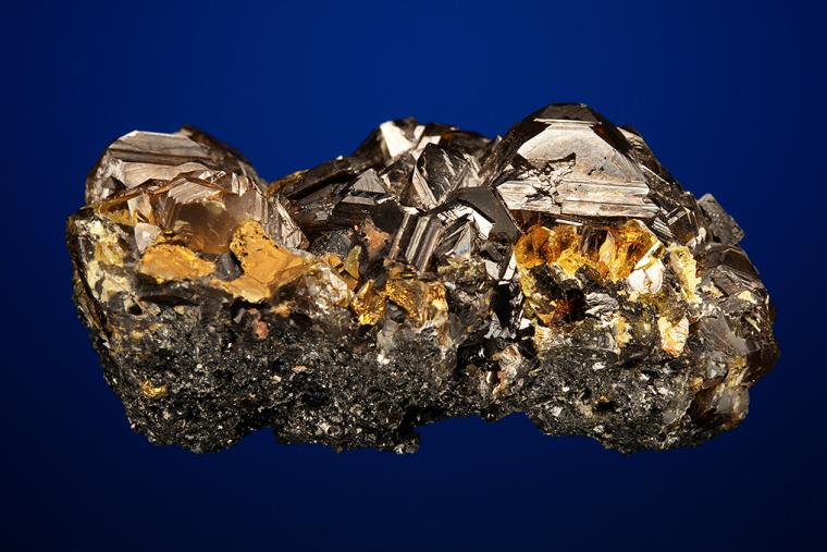 SPHALERITE with CHALCOPYRITE and GALENA