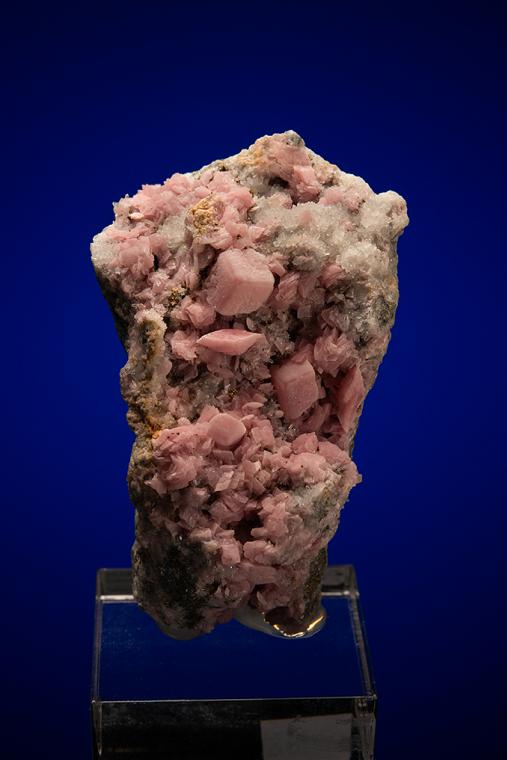 RHODOCHROSITE on QUARTZ