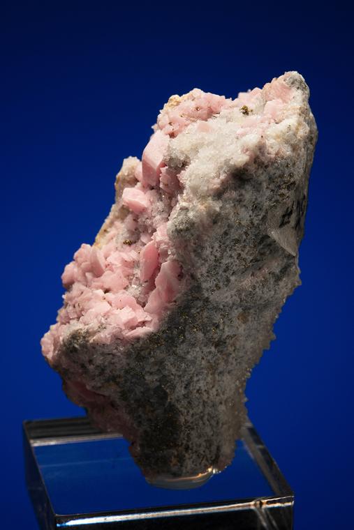 RHODOCHROSITE on QUARTZ