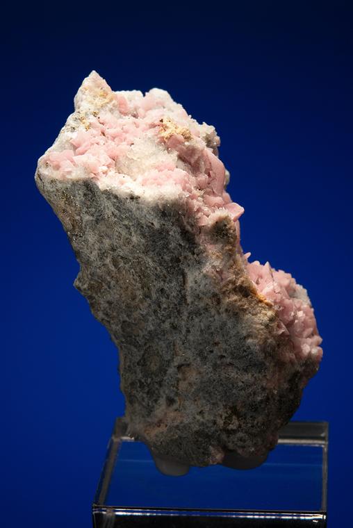 RHODOCHROSITE on QUARTZ