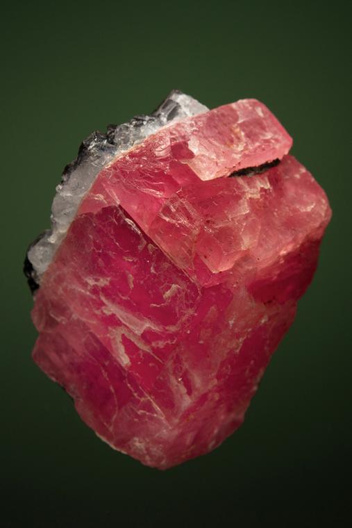 FLUORITE on RHODOCHROSITE