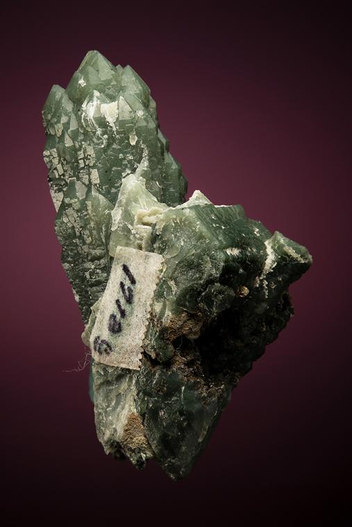 QUARTZ var. Prase with DOLOMITE