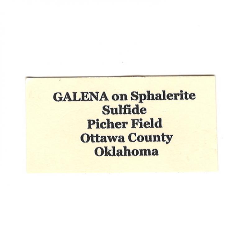 GALENA with SPHALERITE