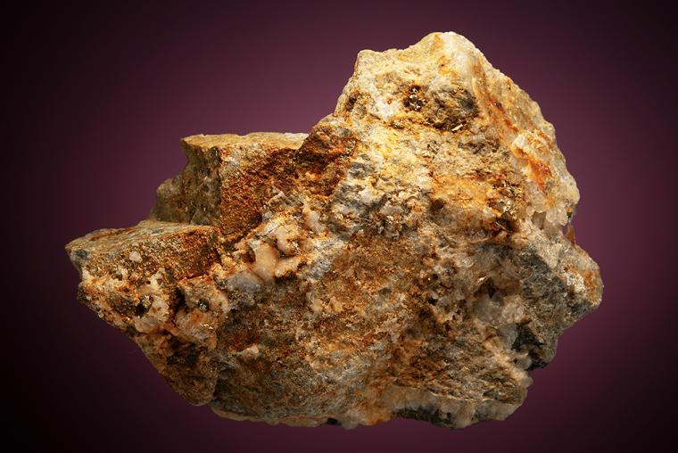 CHALCOPYRITE on QUARTZ