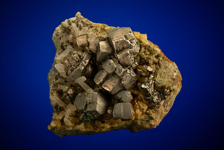 PYRITE on QUARTZ