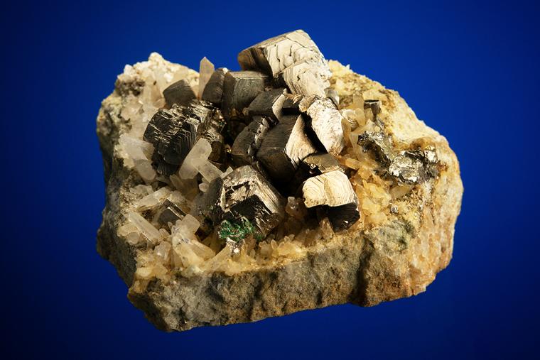 PYRITE on QUARTZ